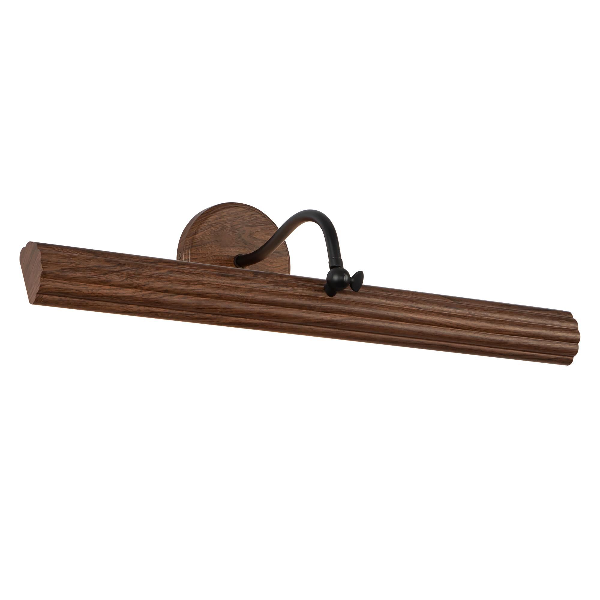 Shown in Walnut finish and Frosted Acrylic Diffuser glass and Aluminum shade