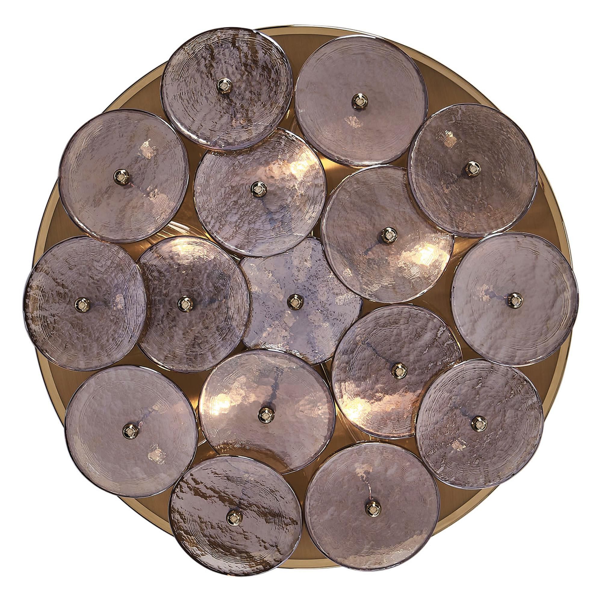 Hortensia 19 Inch Semi Flush Mount by Kalco Lighting