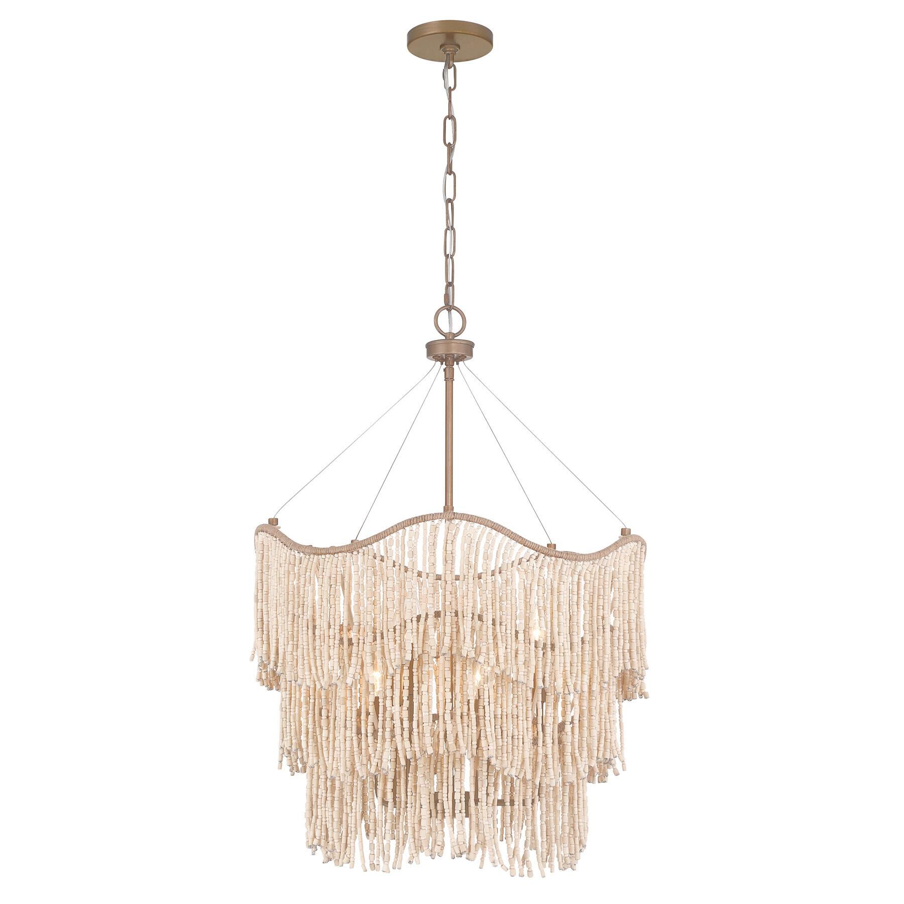 Shown in Cypress finish and Wood Beads shade