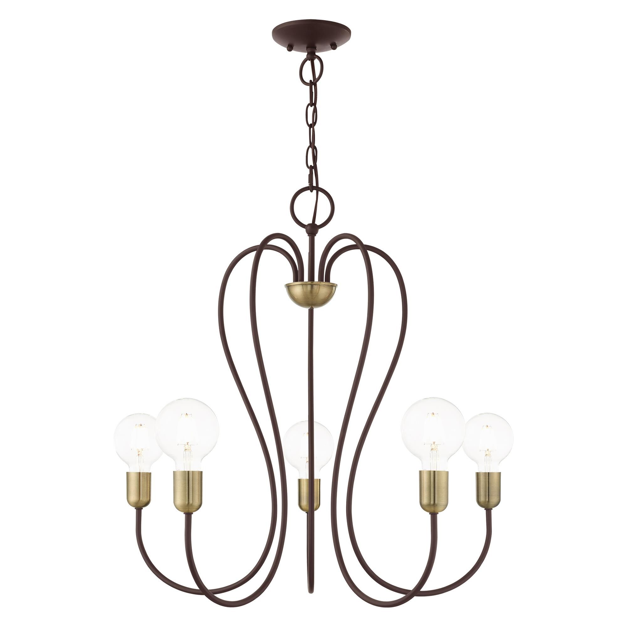 Lucerne 5 Light Chandelier by Livex Lighting