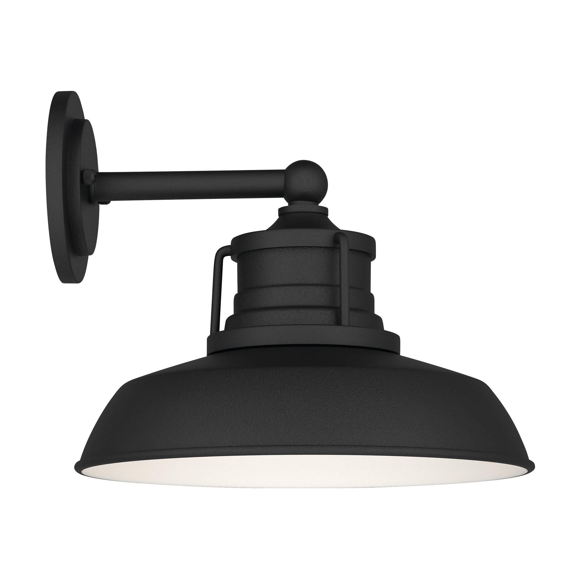 Shown in Textured Black finish and Metal shade