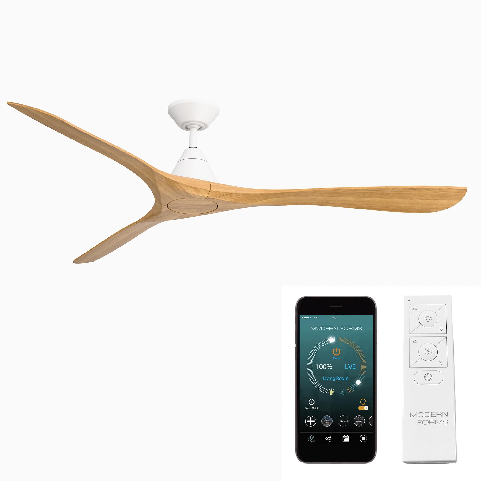 Carve 72 Inch Ceiling Fan with Light Kit by Modern Forms