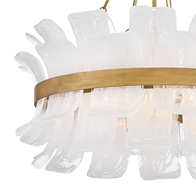 Fleur 34 Inch Chandelier by Fredrick Ramond