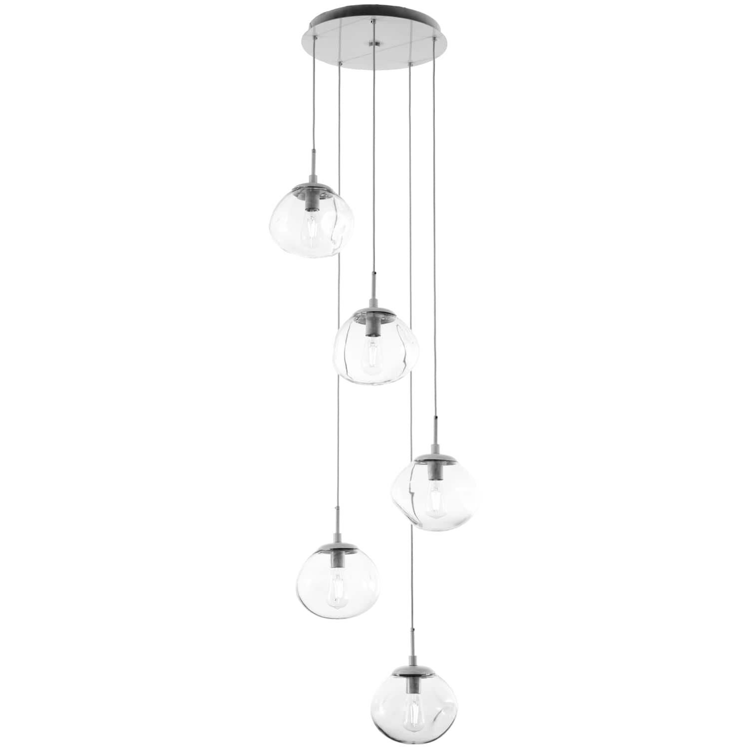 Levi Wilson Nebula 24 Inch 5 Light Multi Light Pendant by Hammerton Studio