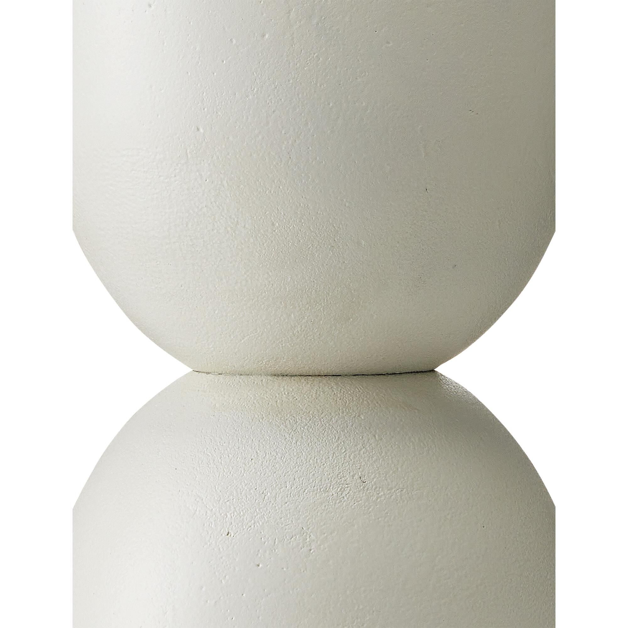 Shown in White finish and Natural Cotton shade