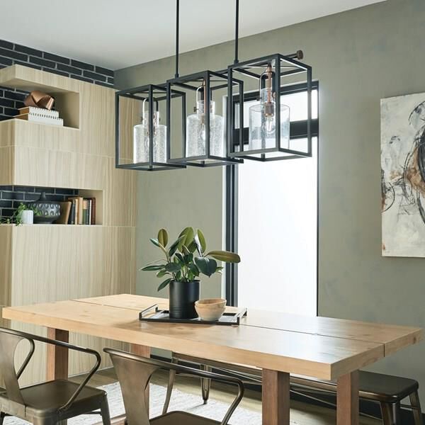 Kitner 42 Inch 3 Light Linear Suspension Light by Kichler Lighting