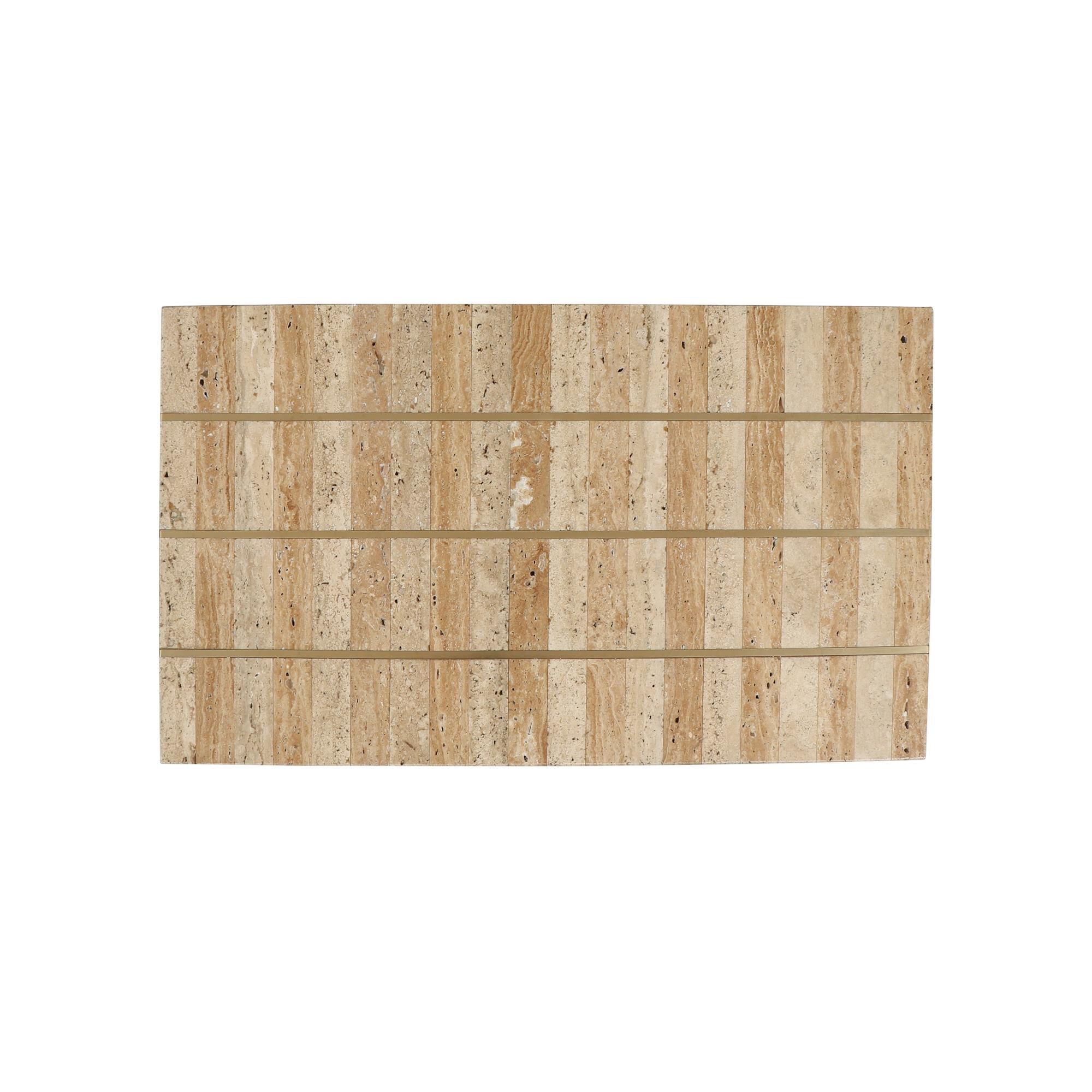 Shown in Natural, Brass finish