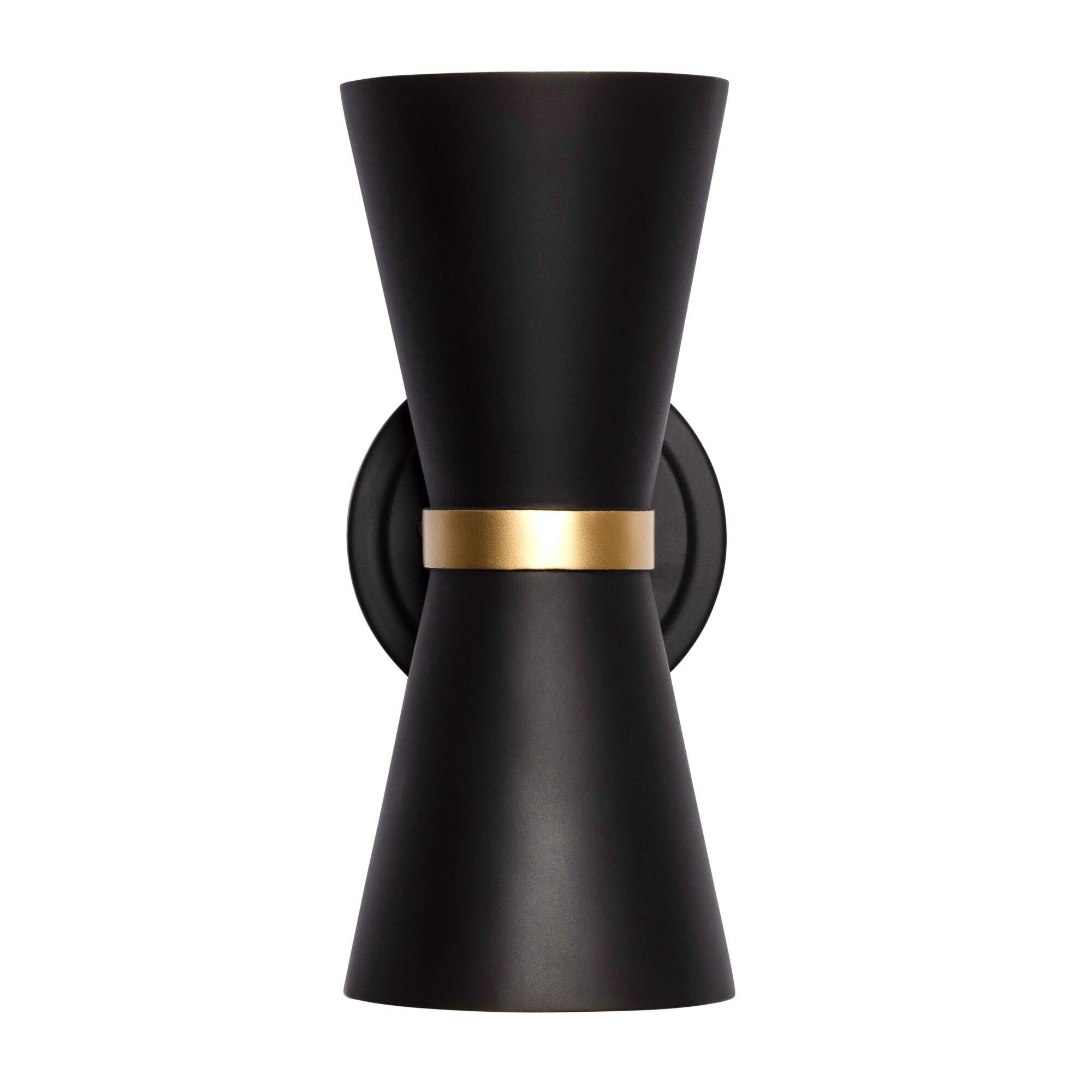 Shown in Matte Black/French Gold finish