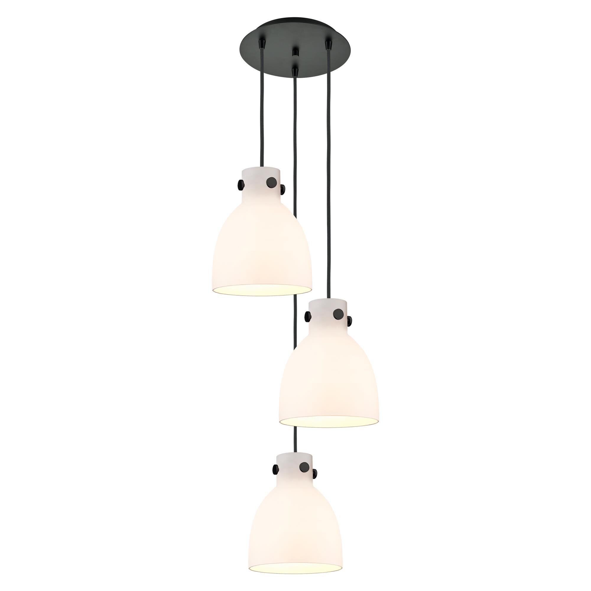 Bruno Marashlian Newton Bell 15 Inch 3 Light Multi Light Pendant by Innovations Lighting