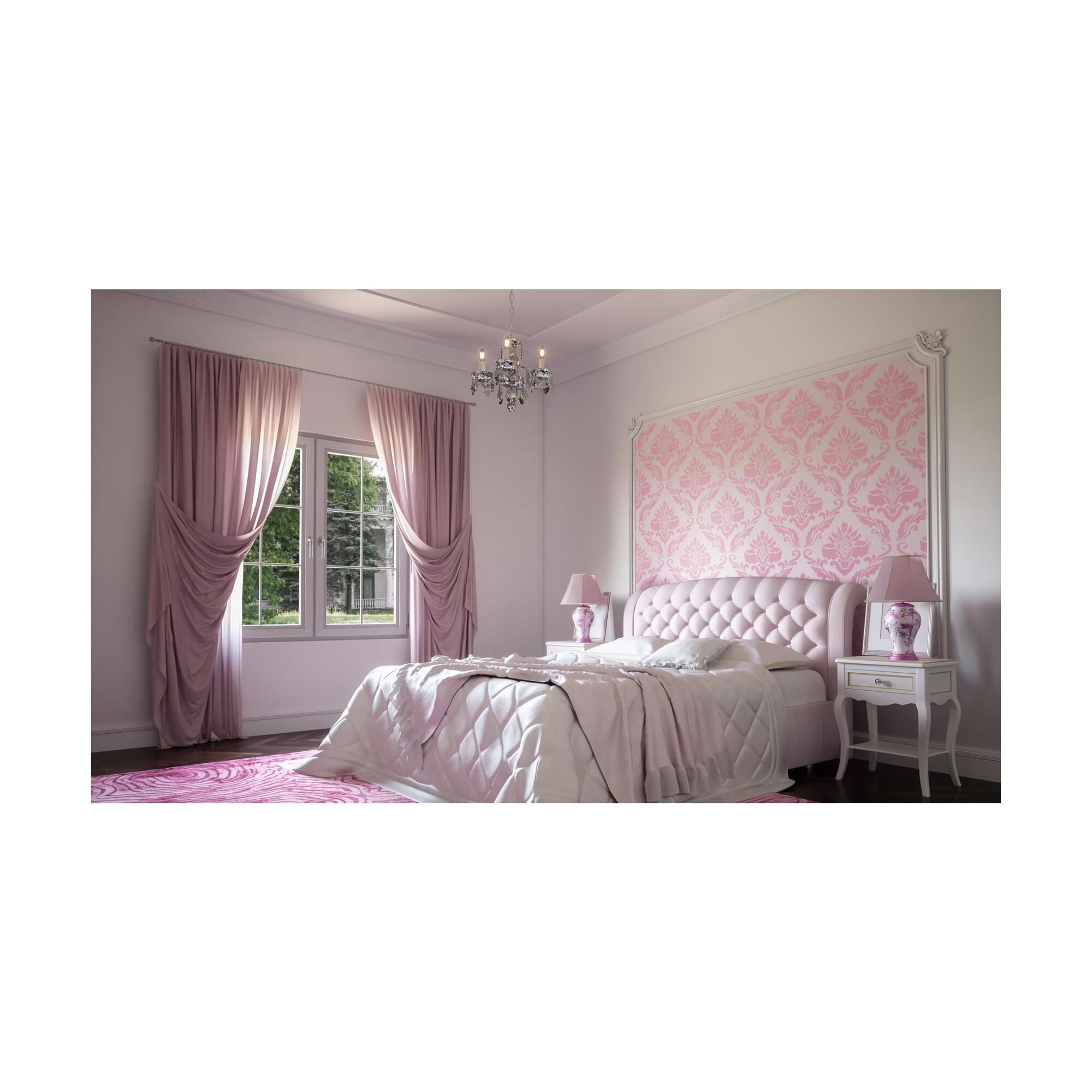 Shown in Chrome finish and Royal Cut crystal