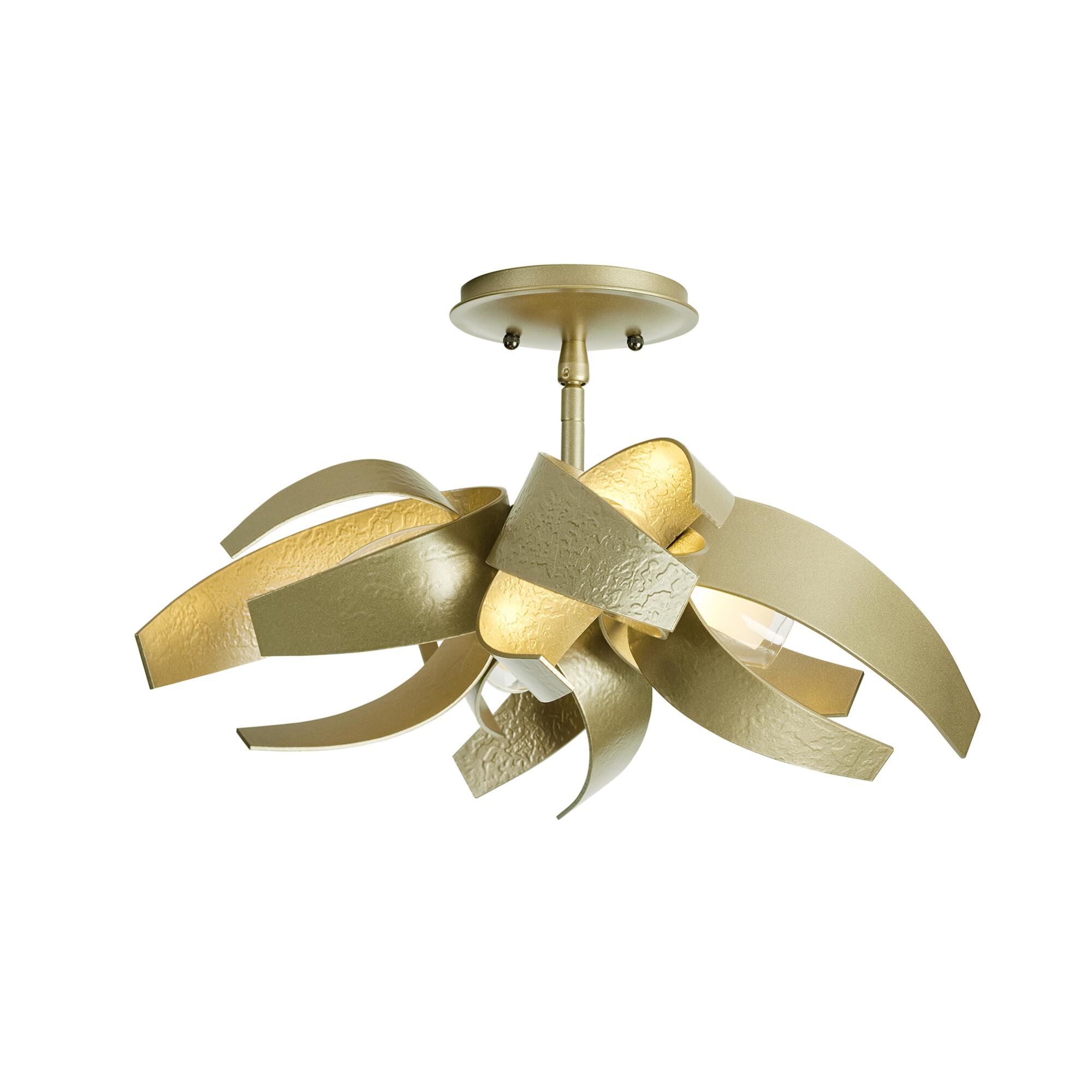 Corona 19 Inch 4 Light Semi Flush Mount by Hubbardton Forge