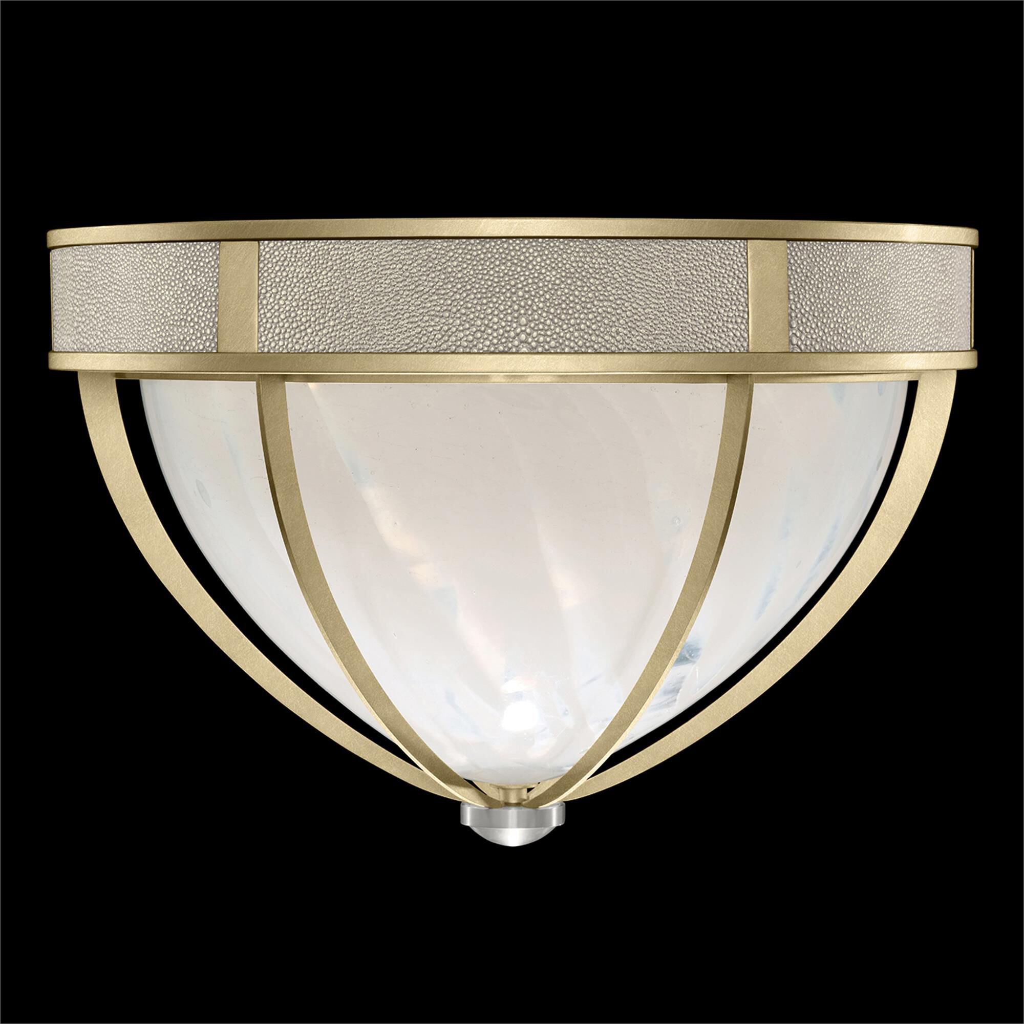 Shown in Soft Gold Leaf and Nickel  finish and Coco accent