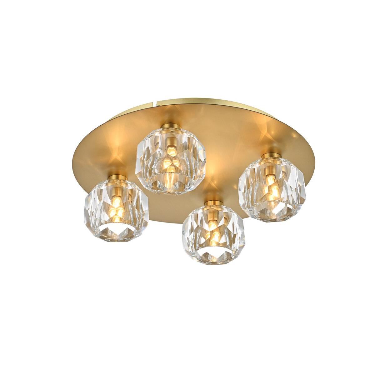 Graham 14 Inch 4 Light LED Flush Mount by Elegant Lighting