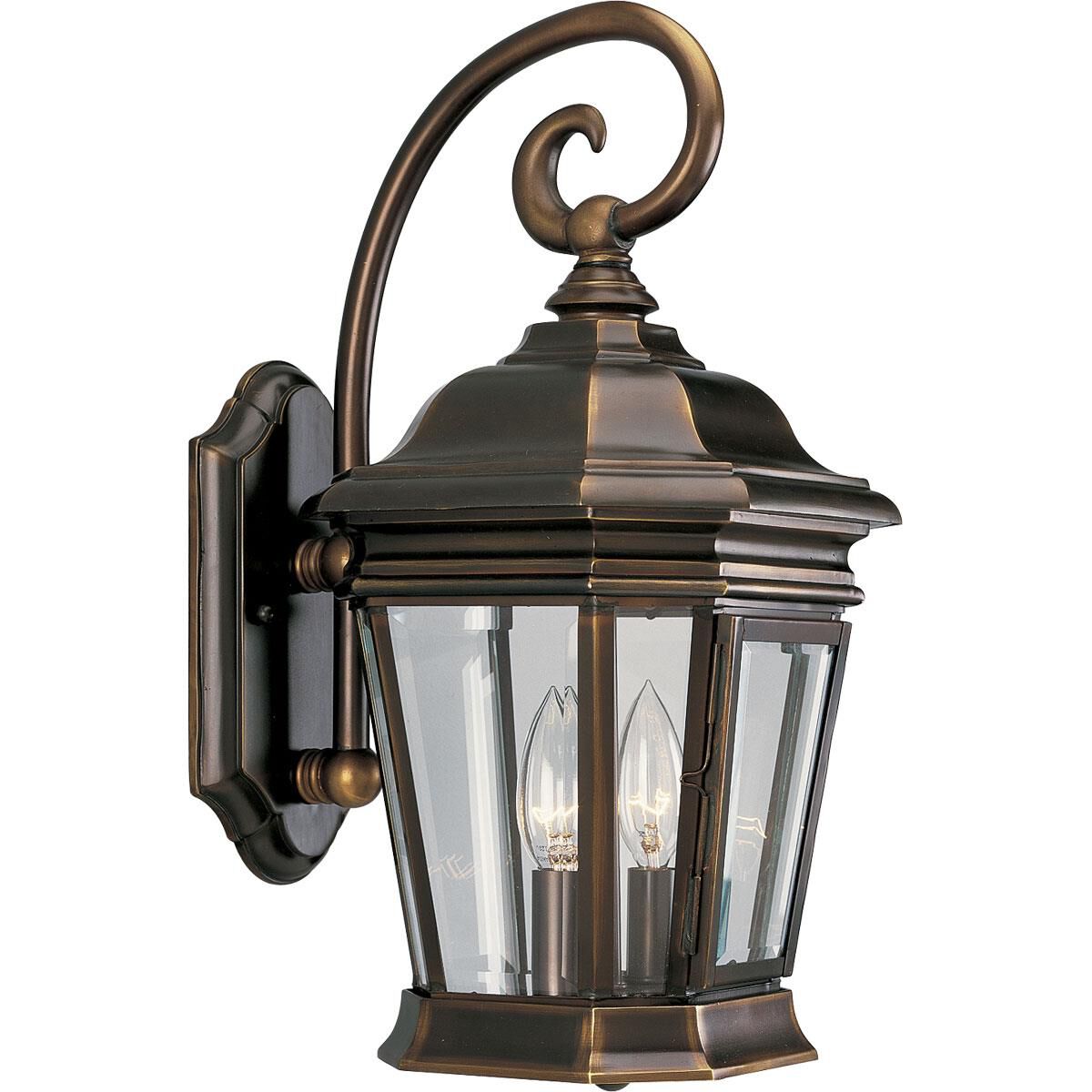 Crawford 17 Inch Tall 2 Light Outdoor Wall Light by Progress Lighting