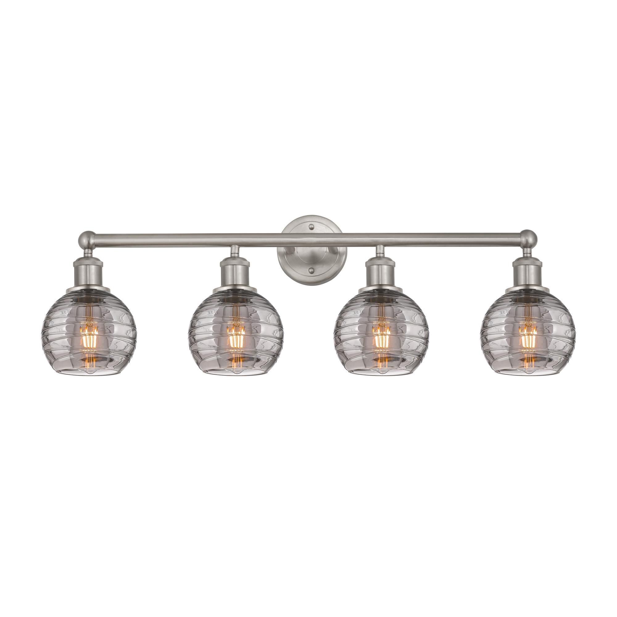 Bruno Marashlian Athens Deco Swirl 33 Inch 4 Light Bath Vanity Light by Innovations Lighting