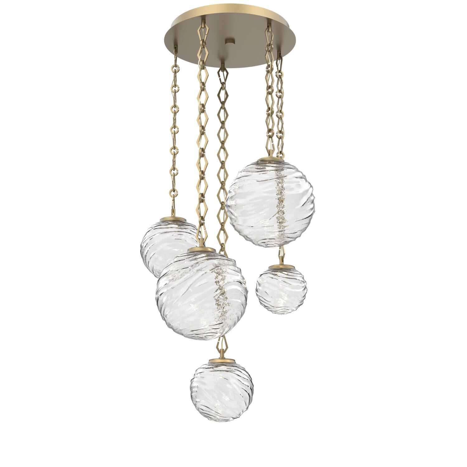 Levi Wilson Gaia 24 Inch Multi Light Pendant by Hammerton Studio