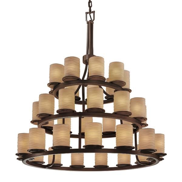 Limoges 42 Inch 36 Light Chandelier by Justice Design Group