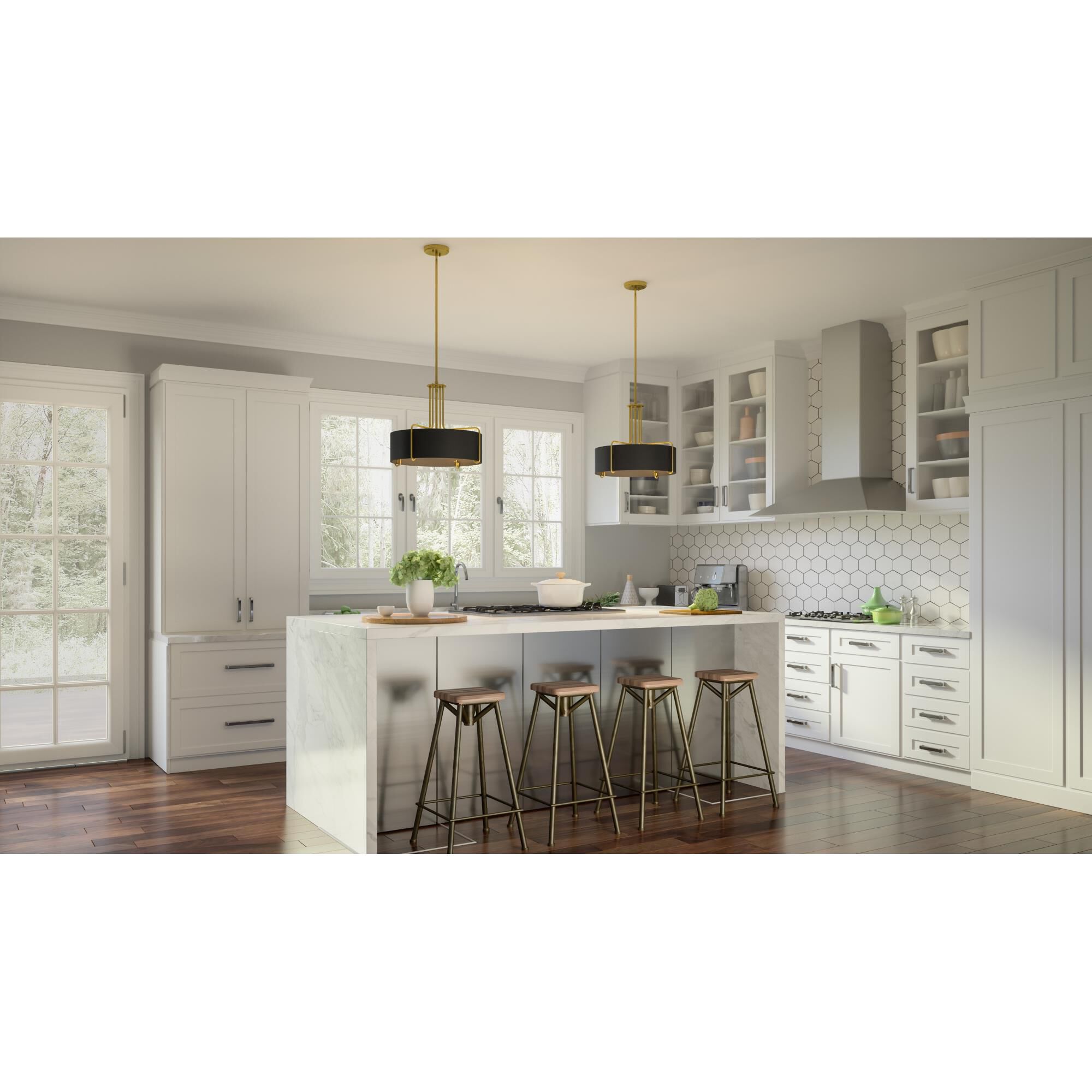 Hanley 20 Inch Large Pendant by Quoizel