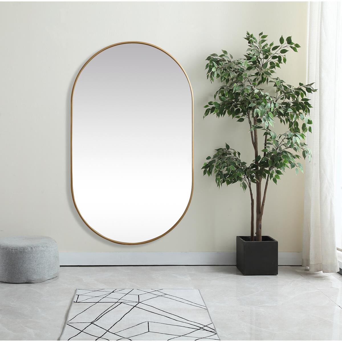 Asha 60 Inch Decorative Mirror by Elegant Decor