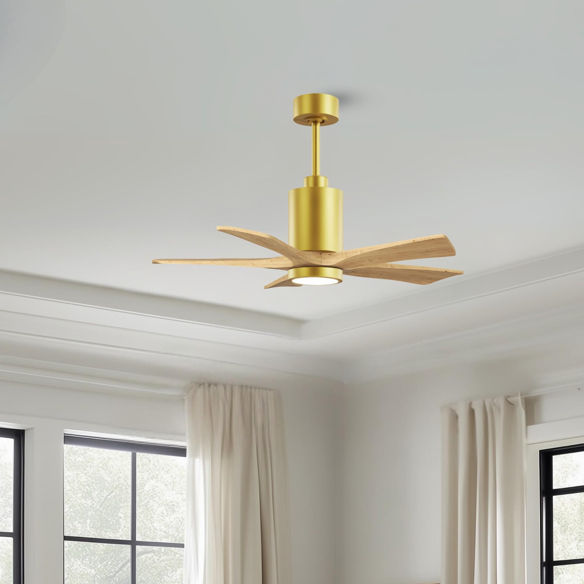 Patricia 42 Inch Ceiling Fan with Light Kit by Matthews Fan Company
