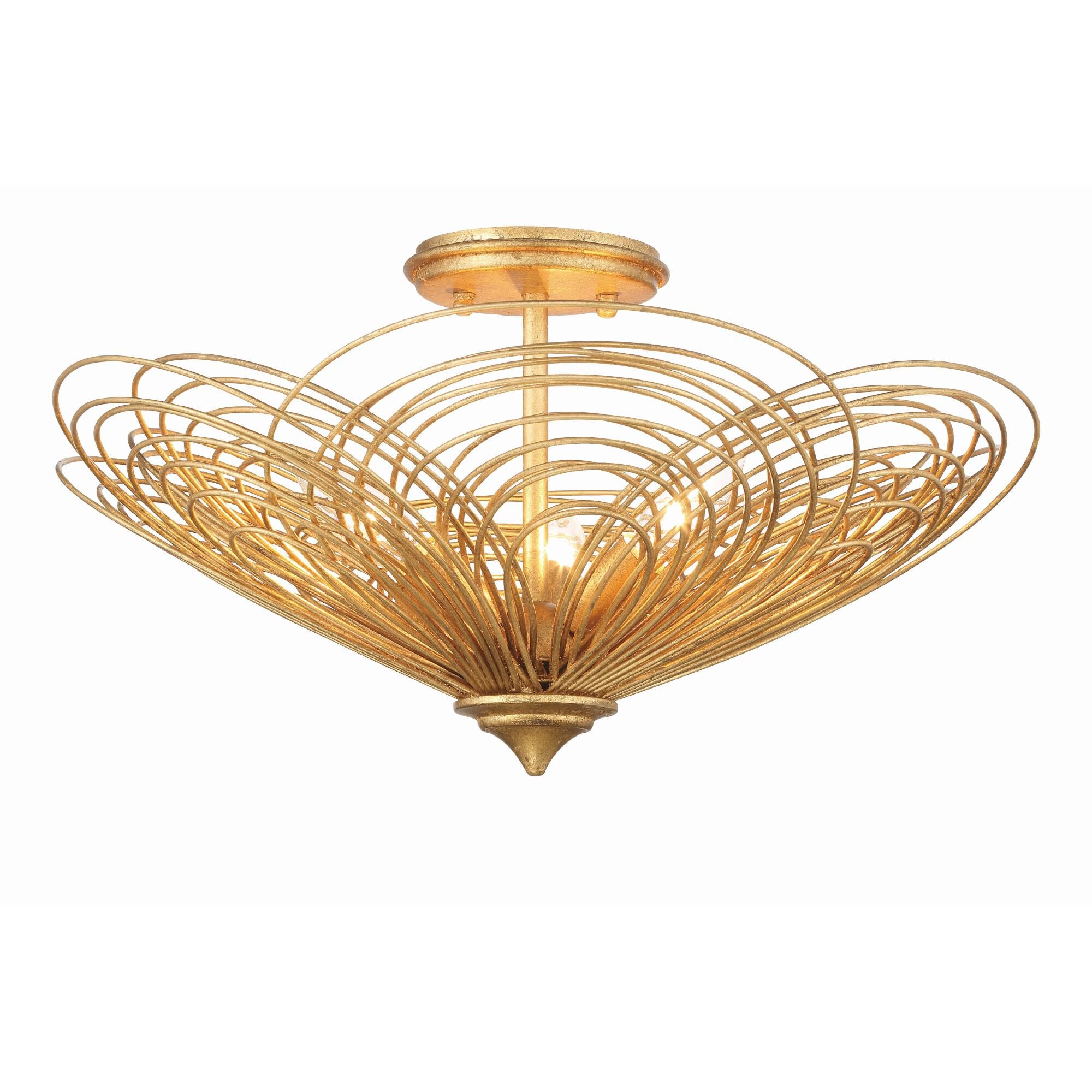 Doral Semi Flush Mount by Crystorama