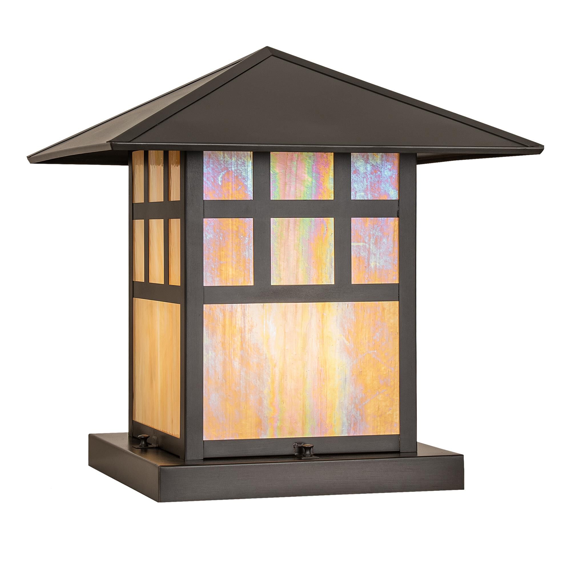 Meyda Lighting Seneca 18 Inch Tall Outdoor Pier Lamp