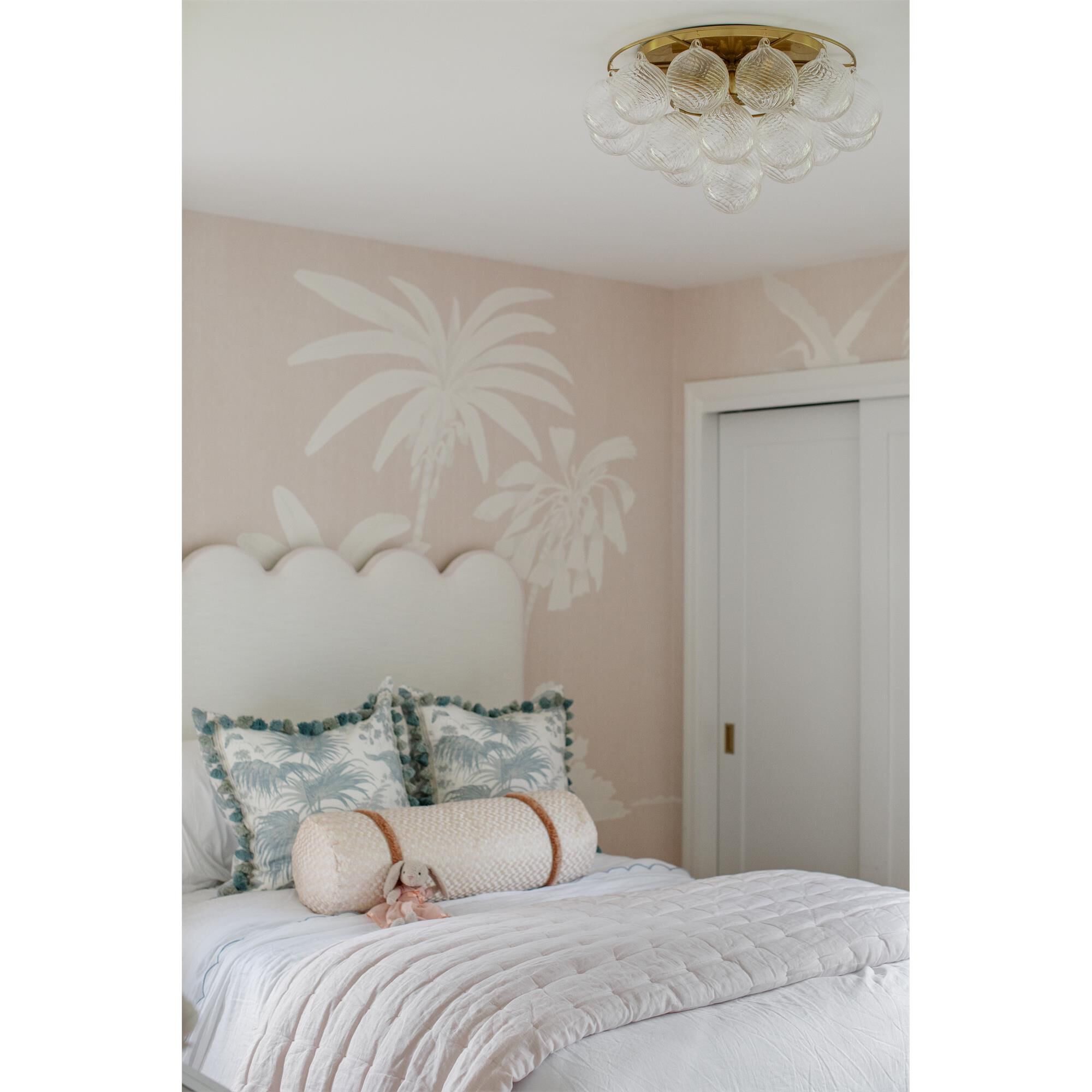 Megan Molten Mimi 22 Inch 6 Light Flush Mount,