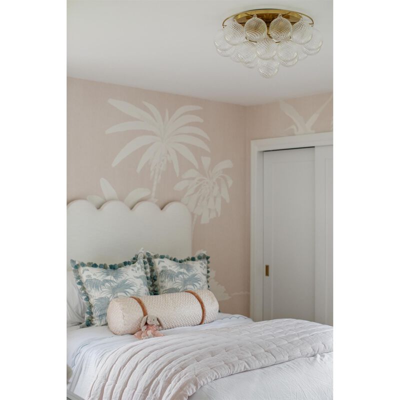 Megan Molten Mimi 22 Inch 6 Light Flush Mount by Mitzi
