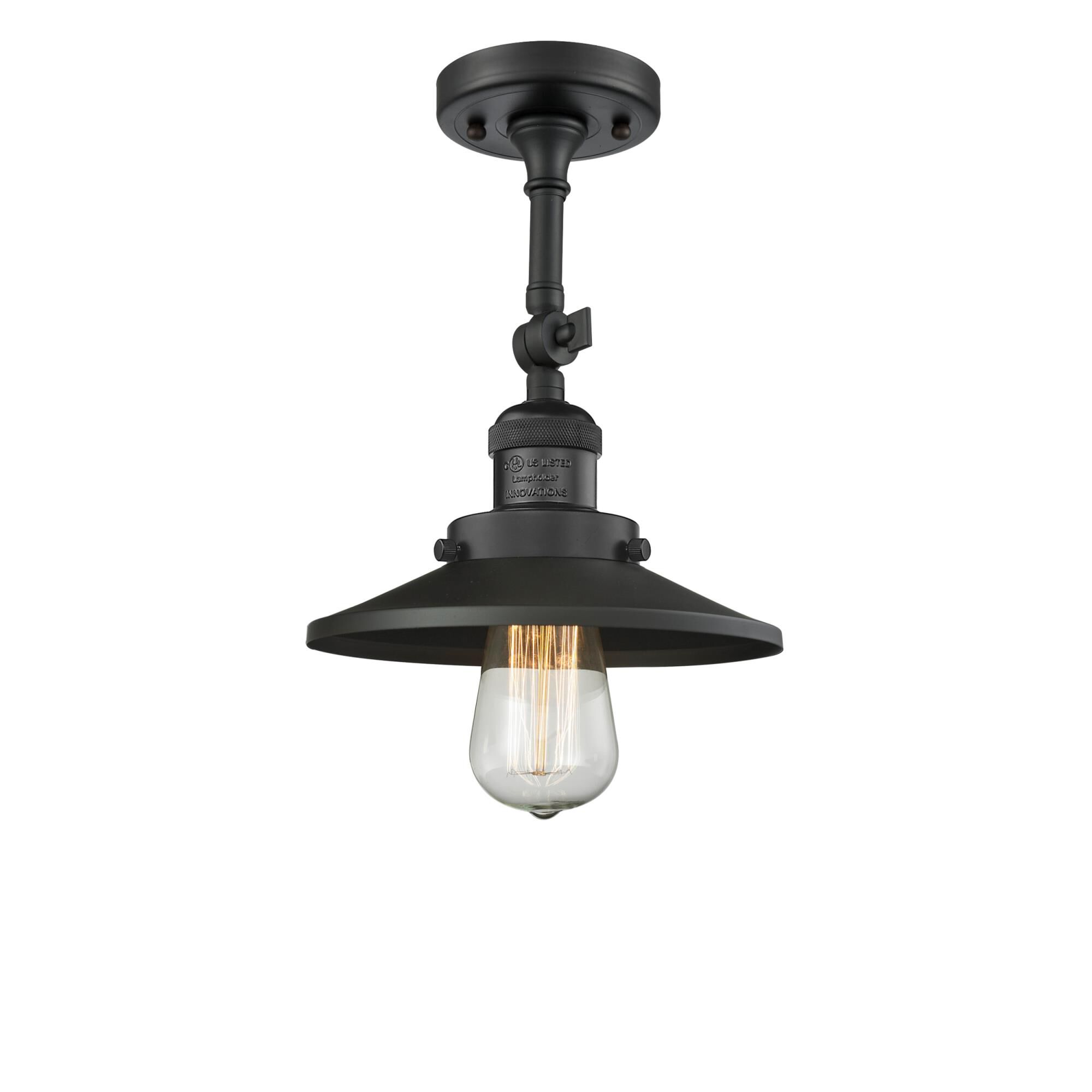 Shown in Matte Black finish and Matte Black glass and Matte Black shade and No Accent accent