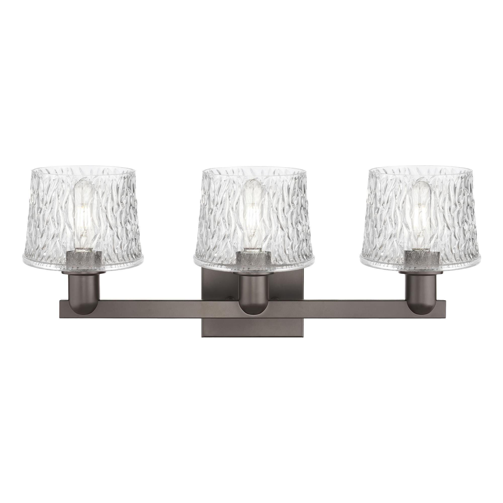 Shown in Oil Rubbed Bronze finish and Clear glass