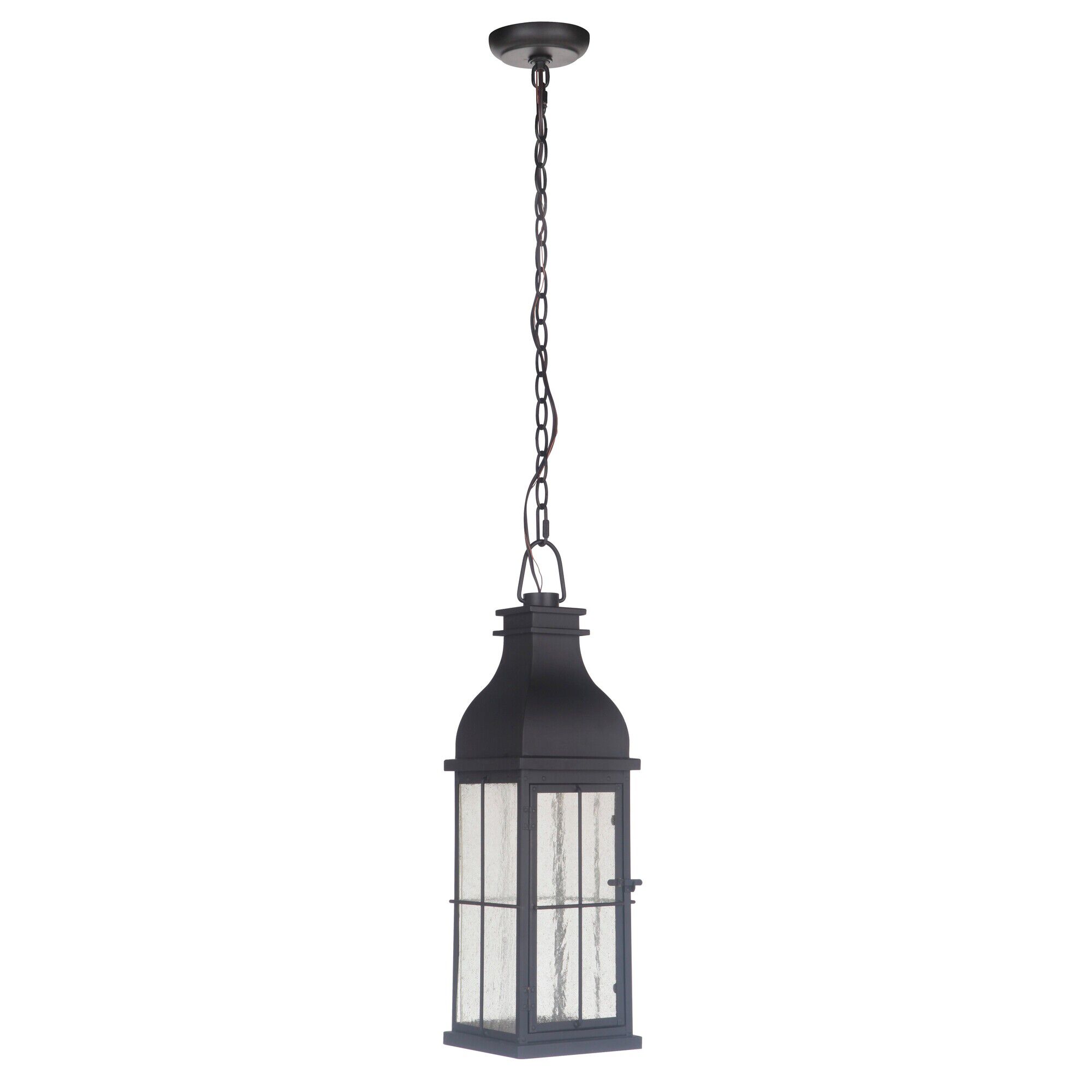 Shown in Midnight finish and Yes glass and Yes shade and Rectangle accent