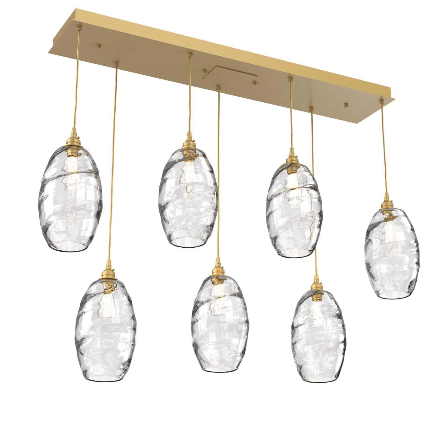 Ellisse Linear Suspension Light by Hammerton Studio