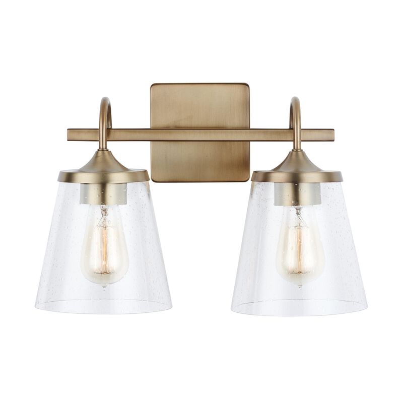 Independent 15 Inch 2 Light Bath Vanity Light by Capital Lighting Fixture Company