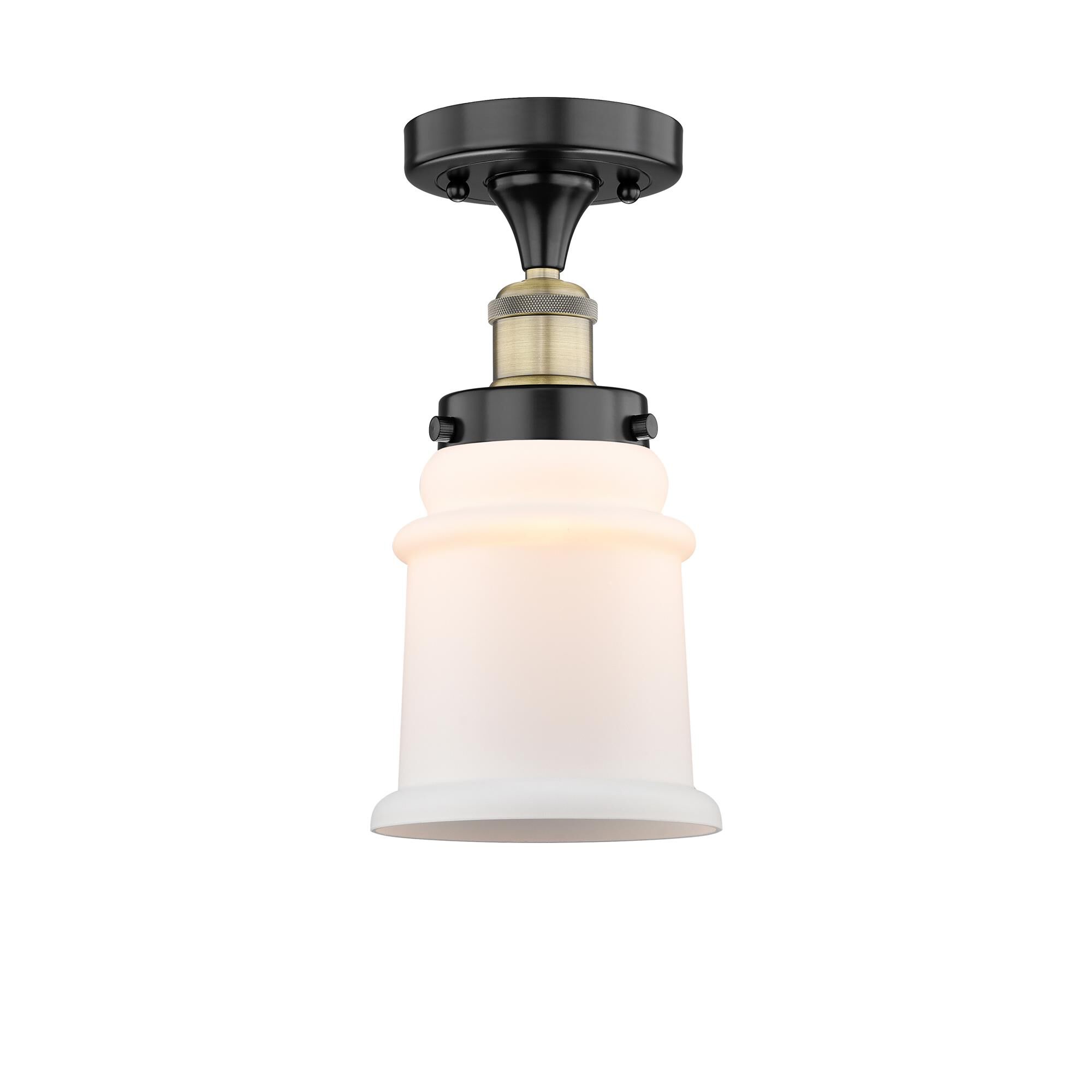 Bruno Marashlian Canton 6 Inch 1 Light Semi Flush Mount by Innovations Lighting