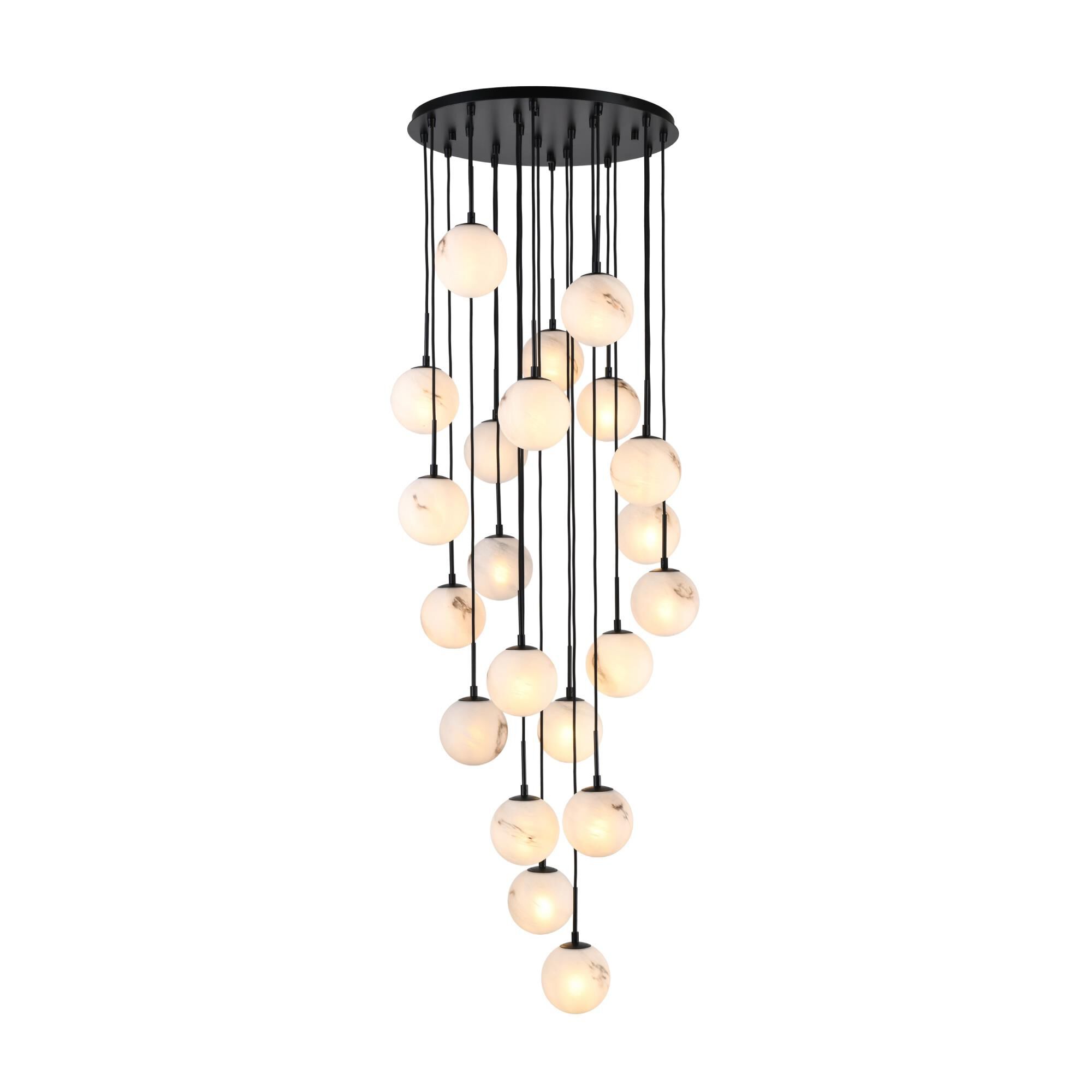 Nightfall 27 Inch Multi Light Pendant by Artcraft