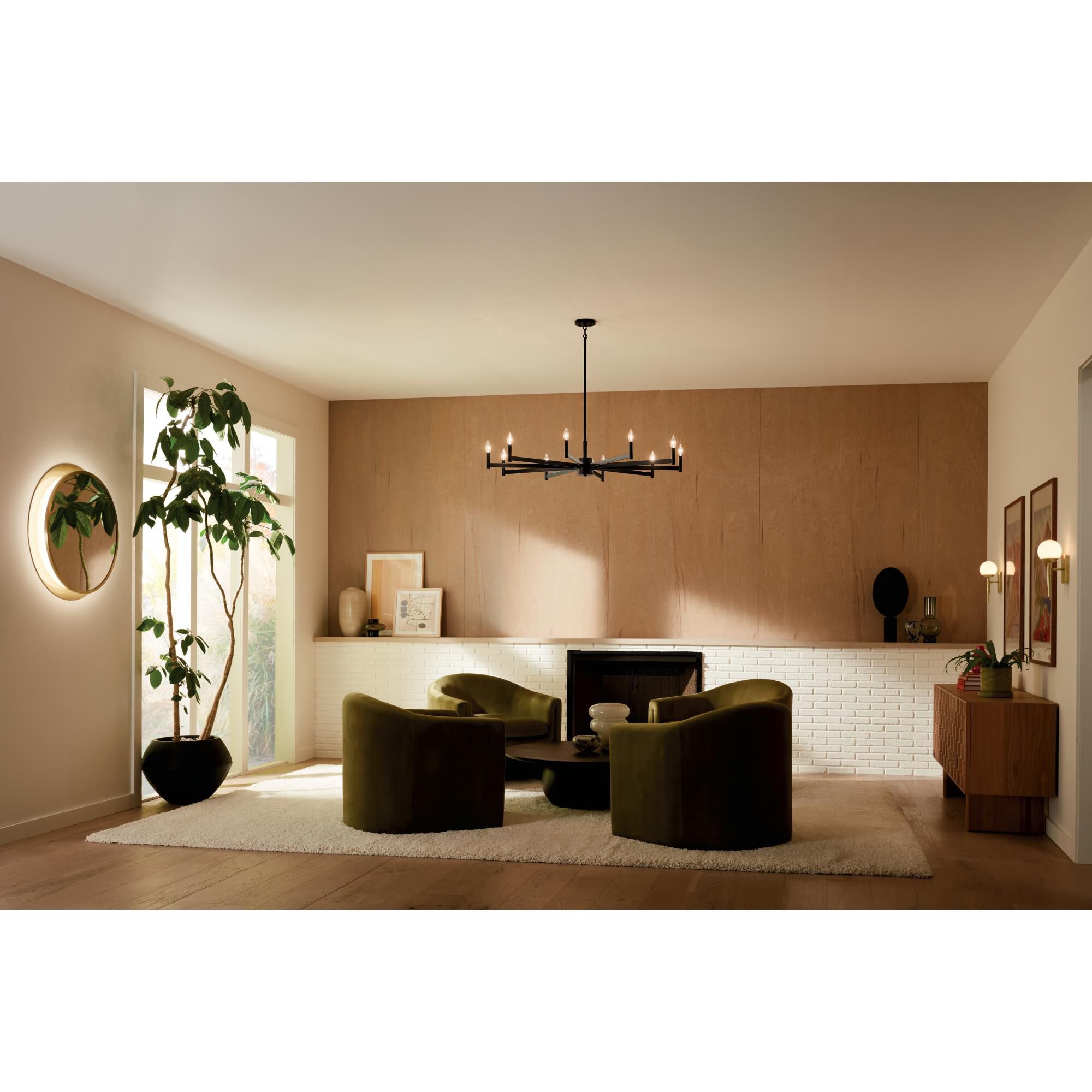 Shown in Black finish