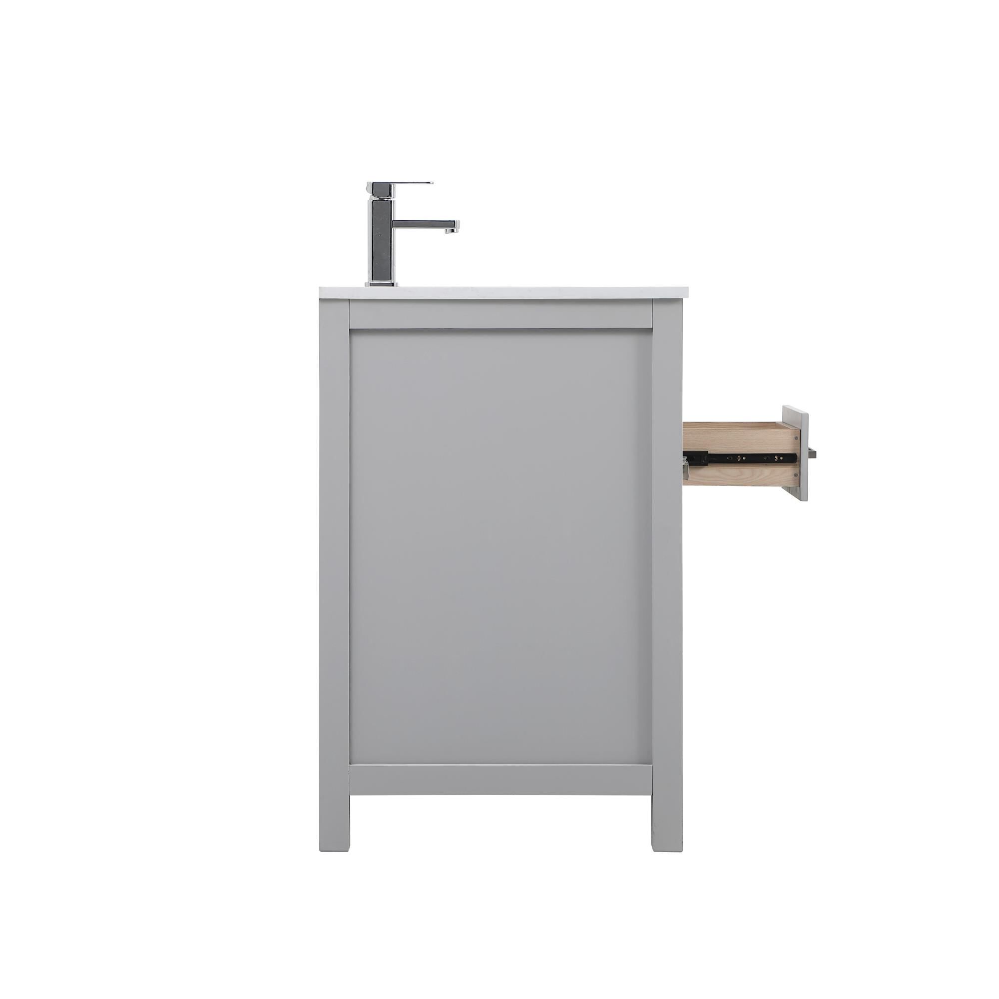 Shown in Grey finish