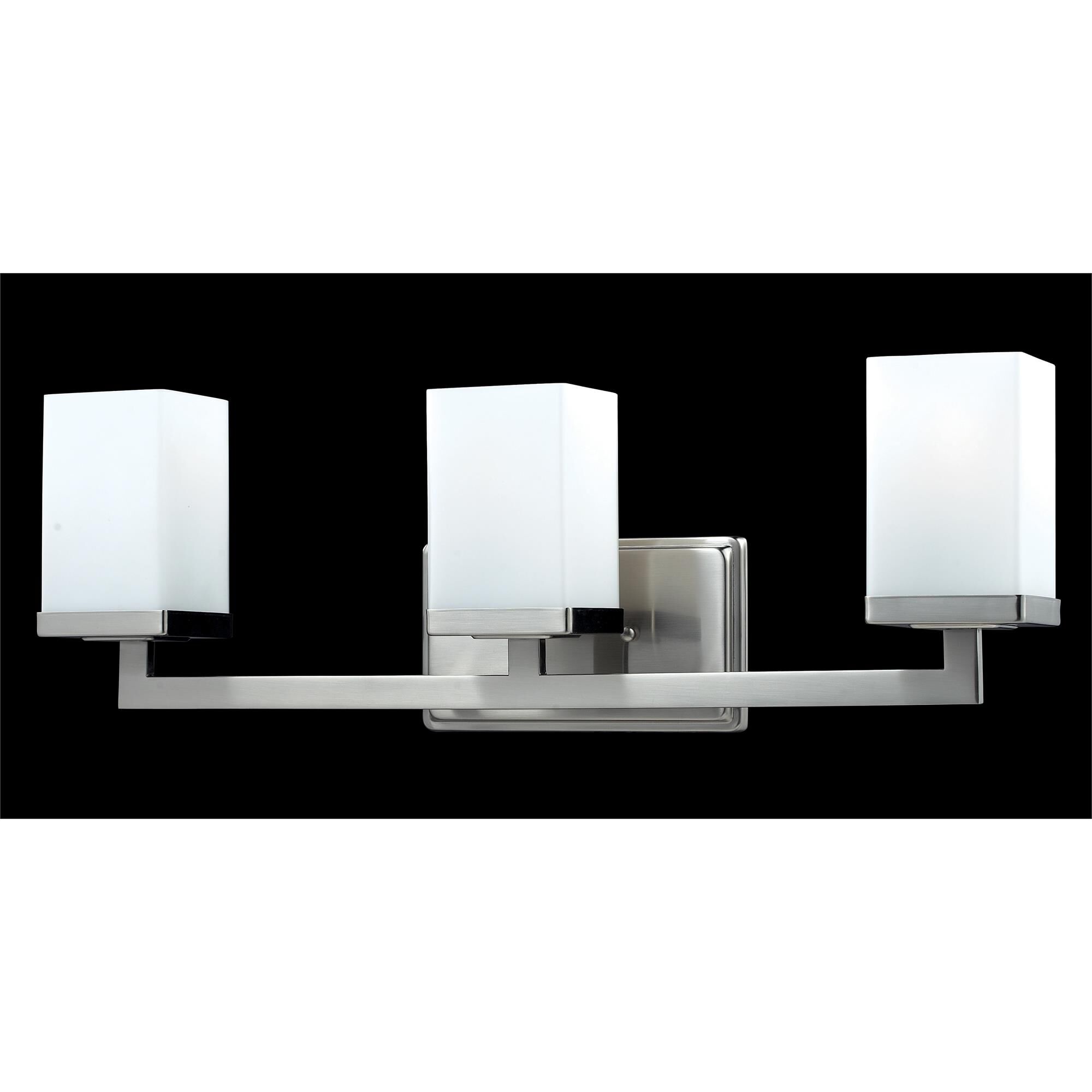 Shown in Brushed Nickel finish and Glass shade