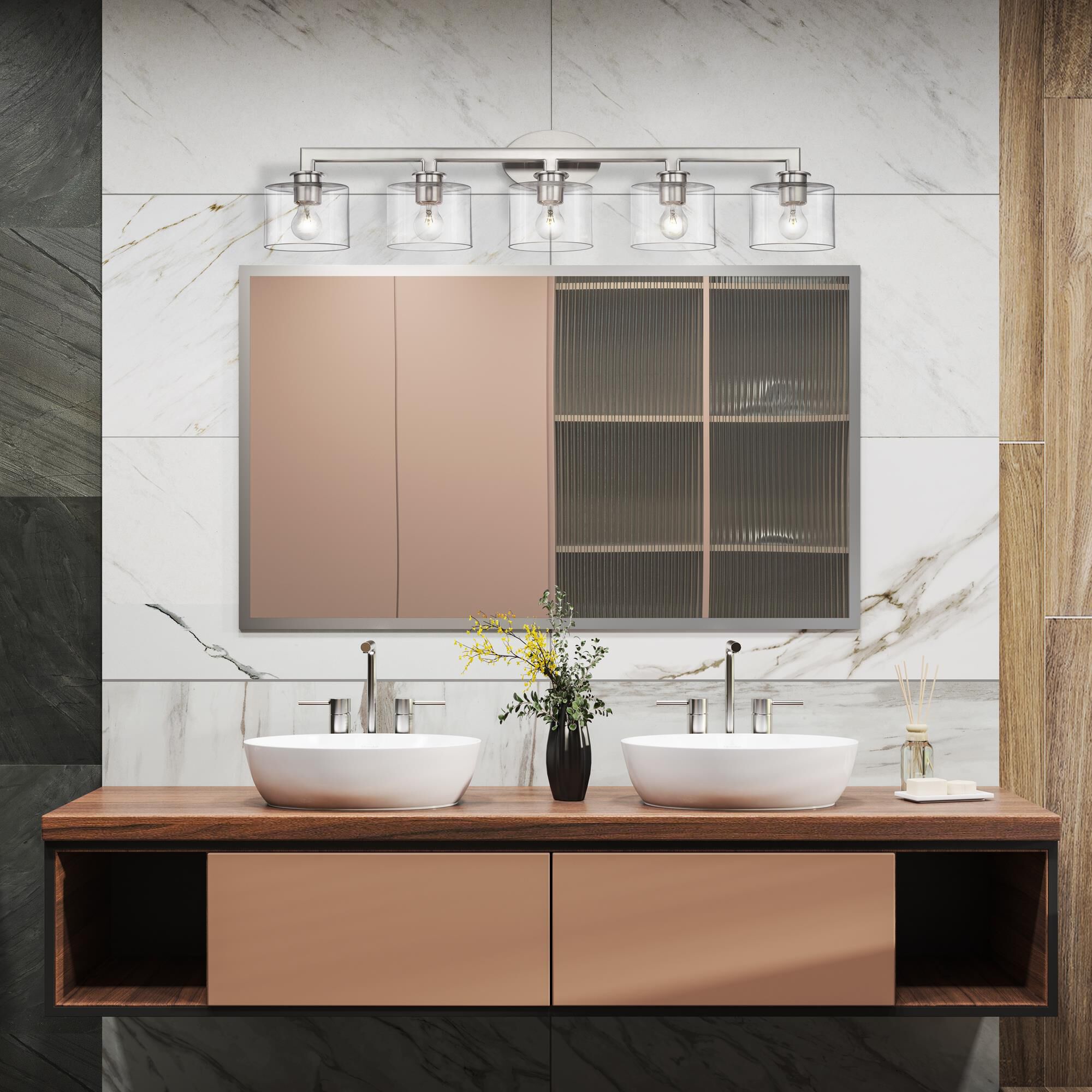 Bernardino 44 Inch Bath Vanity Light by Livex Lighting