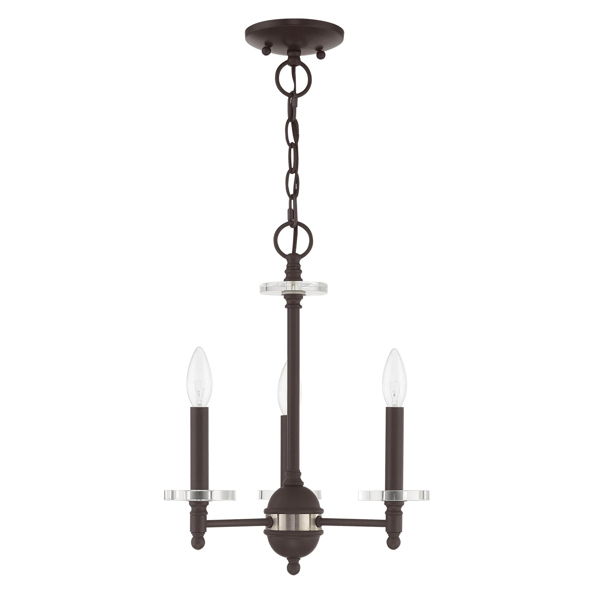 Bancroft 3 Light Mini Chandelier by Livex Lighting