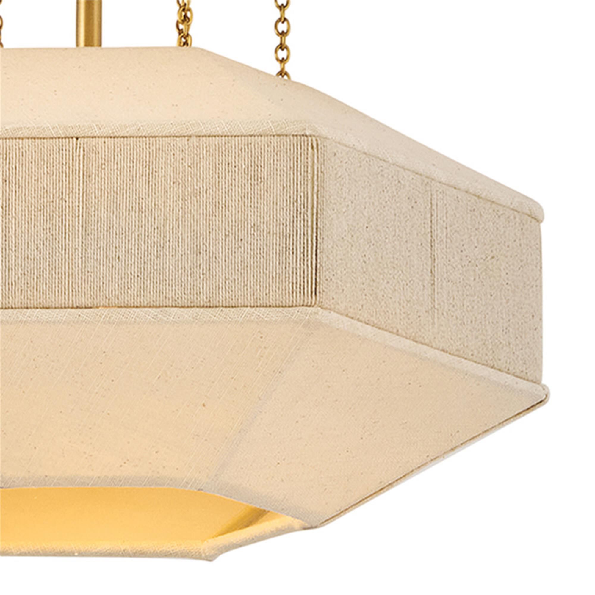 Lyla 15 Inch Semi Flush Mount,