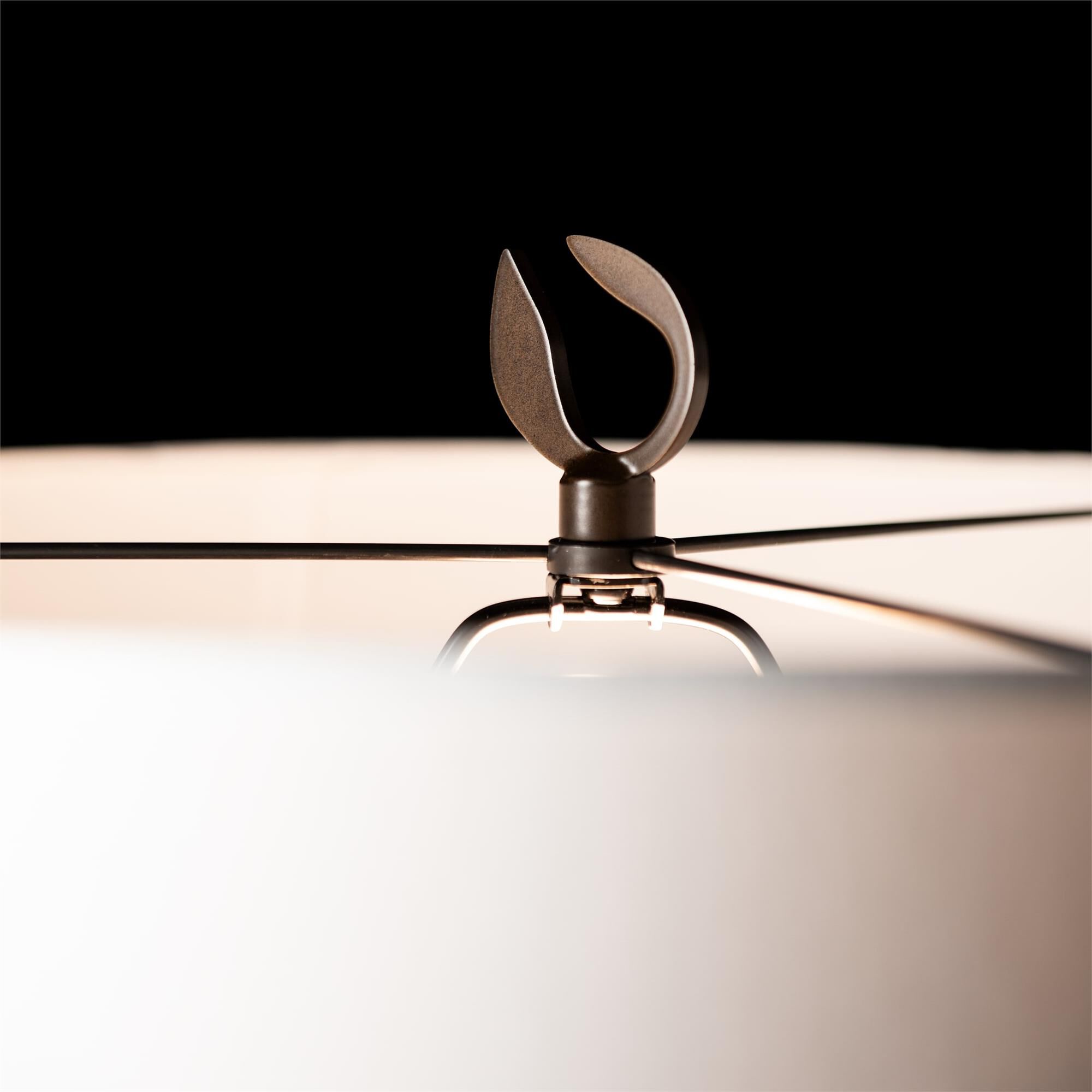 Shown in Bronze finish and Natural Anna shade