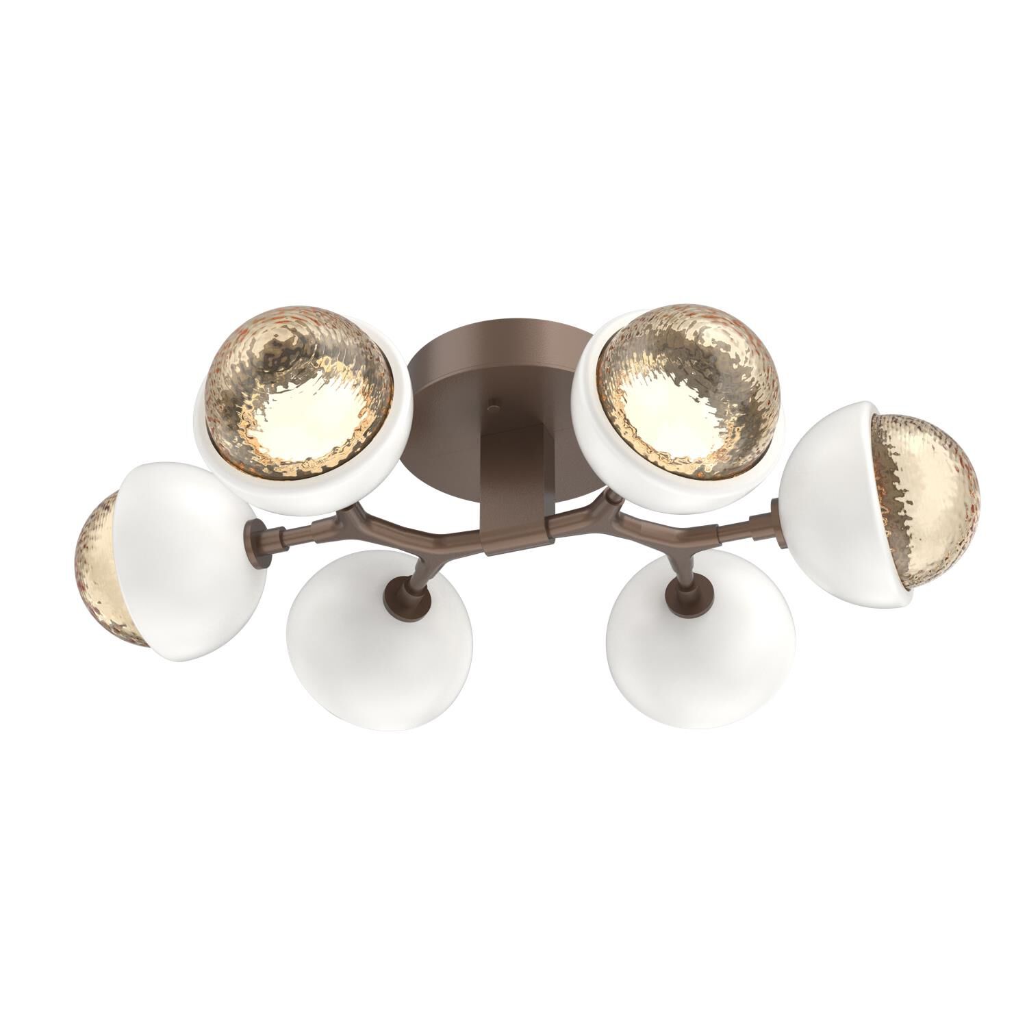 Levi Wilson Cabochon 27 Inch Flush Mount by Hammerton Studio