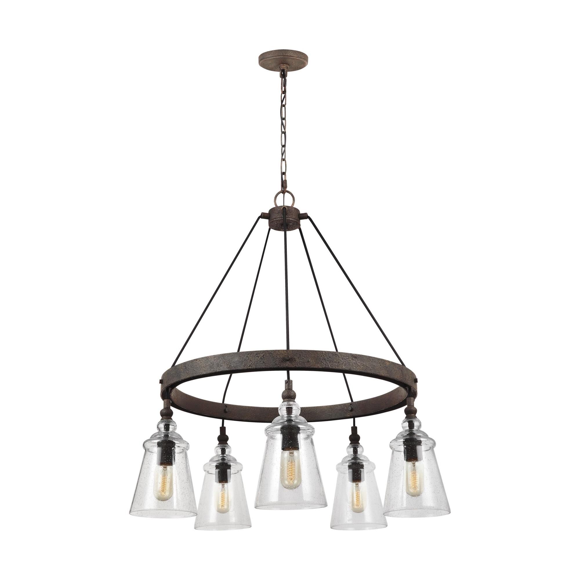 Loras 27 Inch 5 Light Chandelier by Generation Lighting
