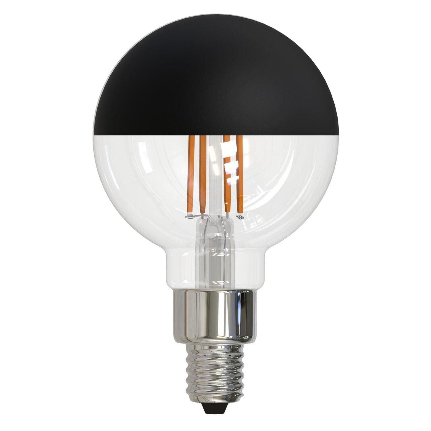Half Black G16 Base E12 2700K LED Light Bulb,