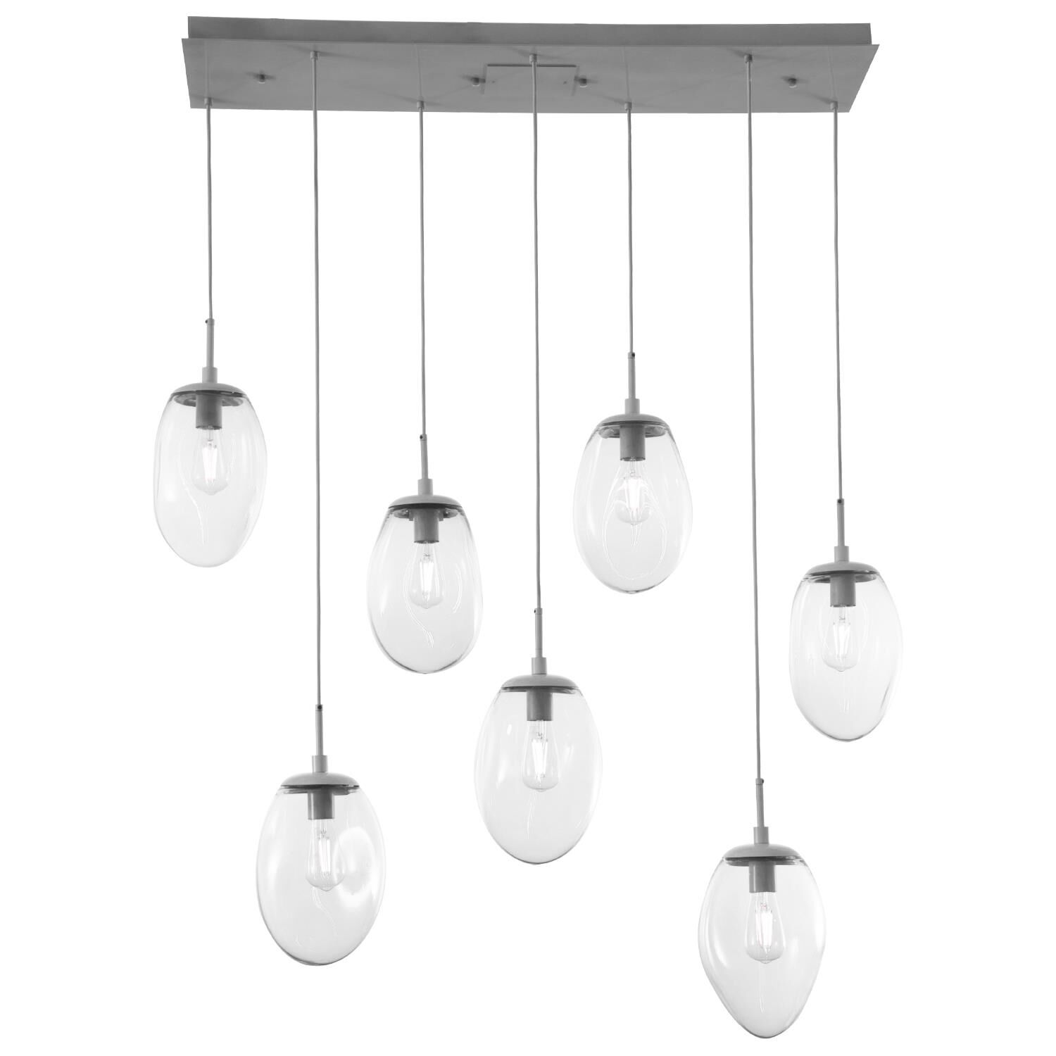 Levi Wilson Nebula 48 Inch 7 Light Linear Suspension Light by Hammerton Studio