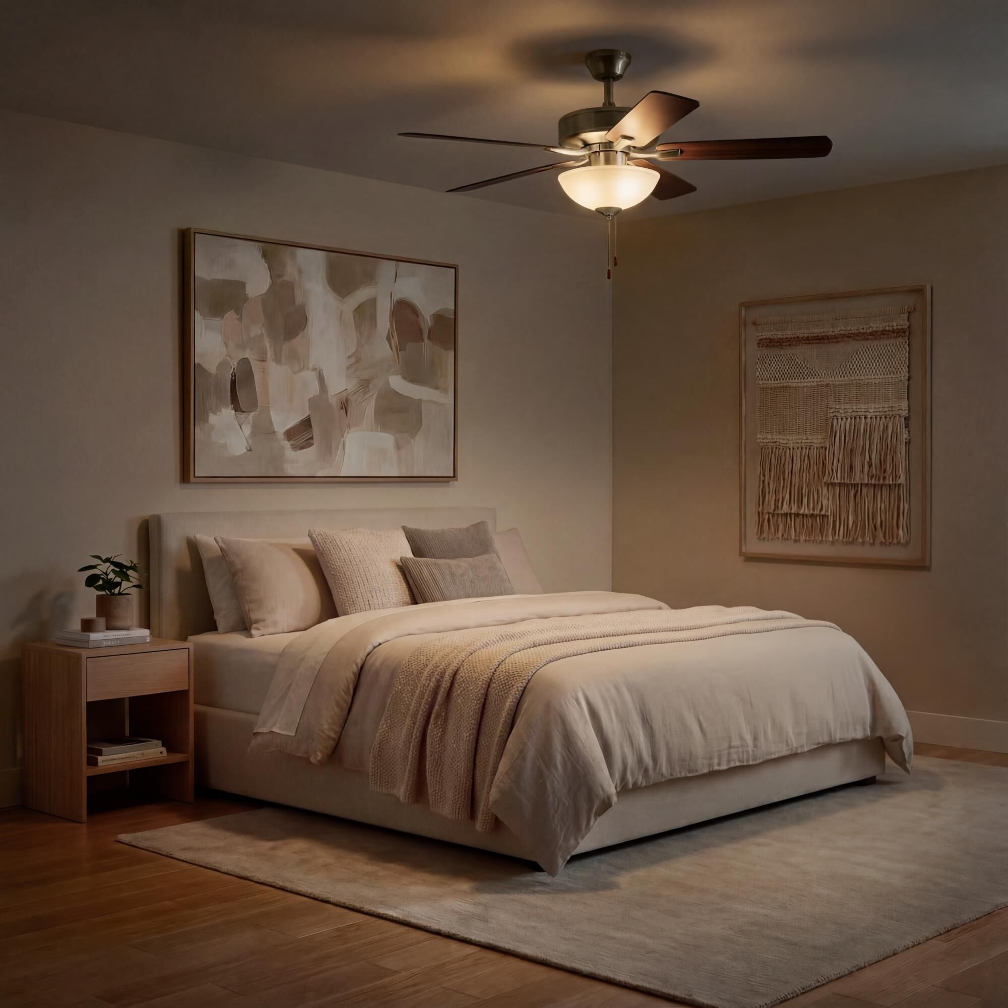 Basics 52 Inch Ceiling Fan with Light Kit by Kichler Lighting