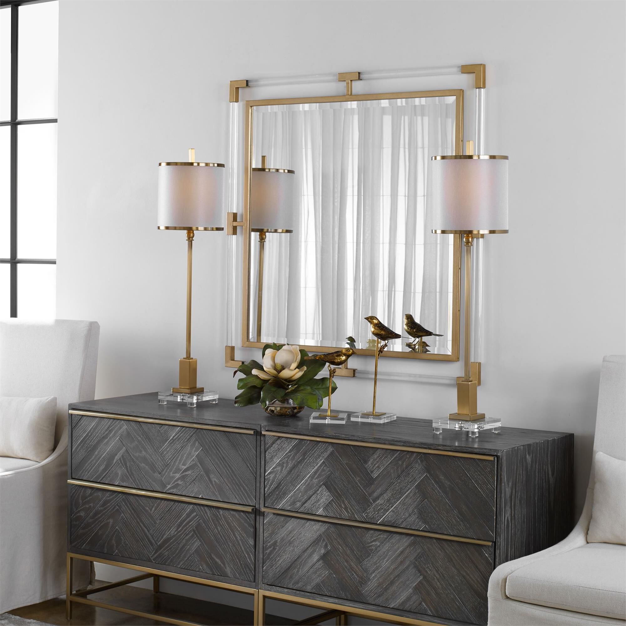 Balkan 40 Inch Decorative Mirror,