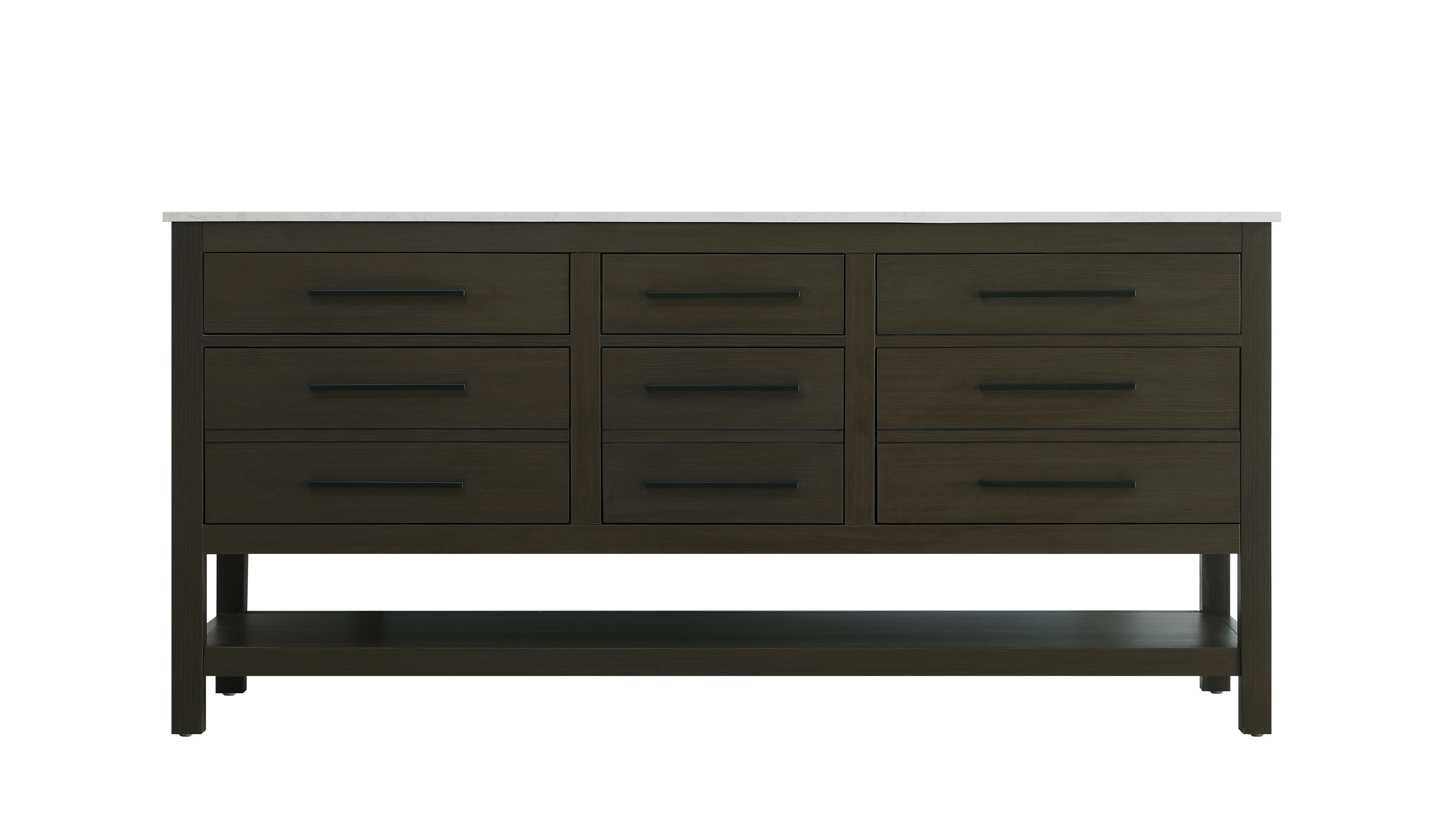 Karson 72 Inch Bath Vanity by Elegant Dcor