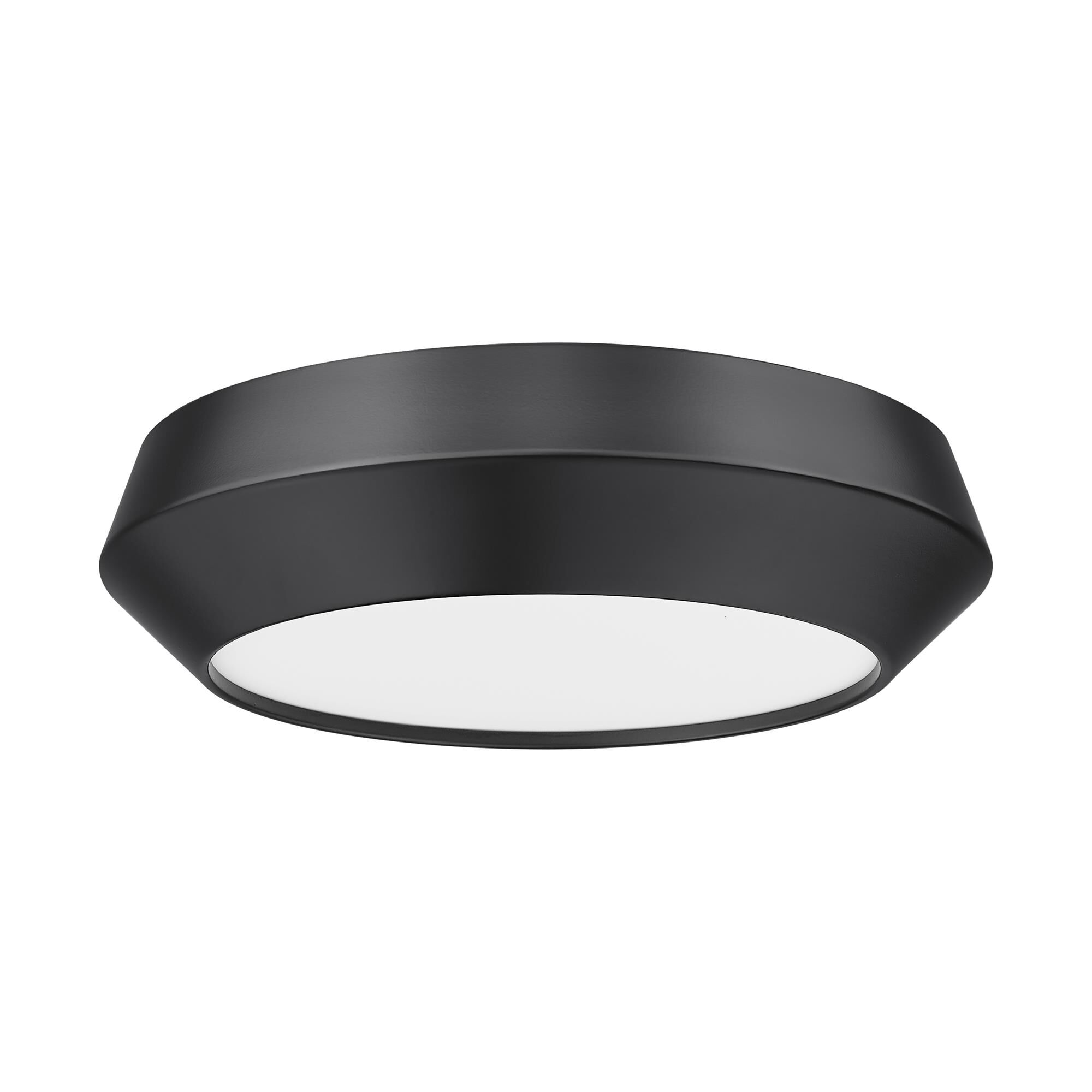 Shown in Matte Black finish and White glass